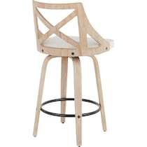 wiley white counter height stool   