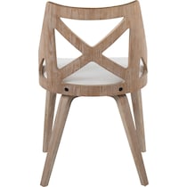 wiley white dining chair   