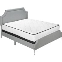 willard gray queen bed   