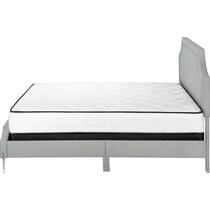 willard gray queen bed   