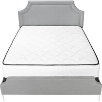 willard gray queen bed   