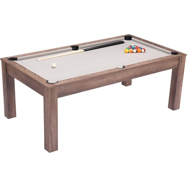 Willis Pool Table with Table Tennis Top and Dining Table Top