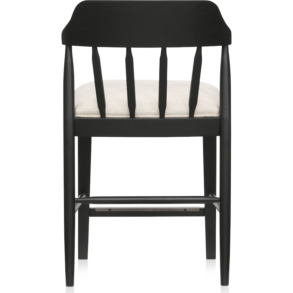 willow spring black counter height stool   