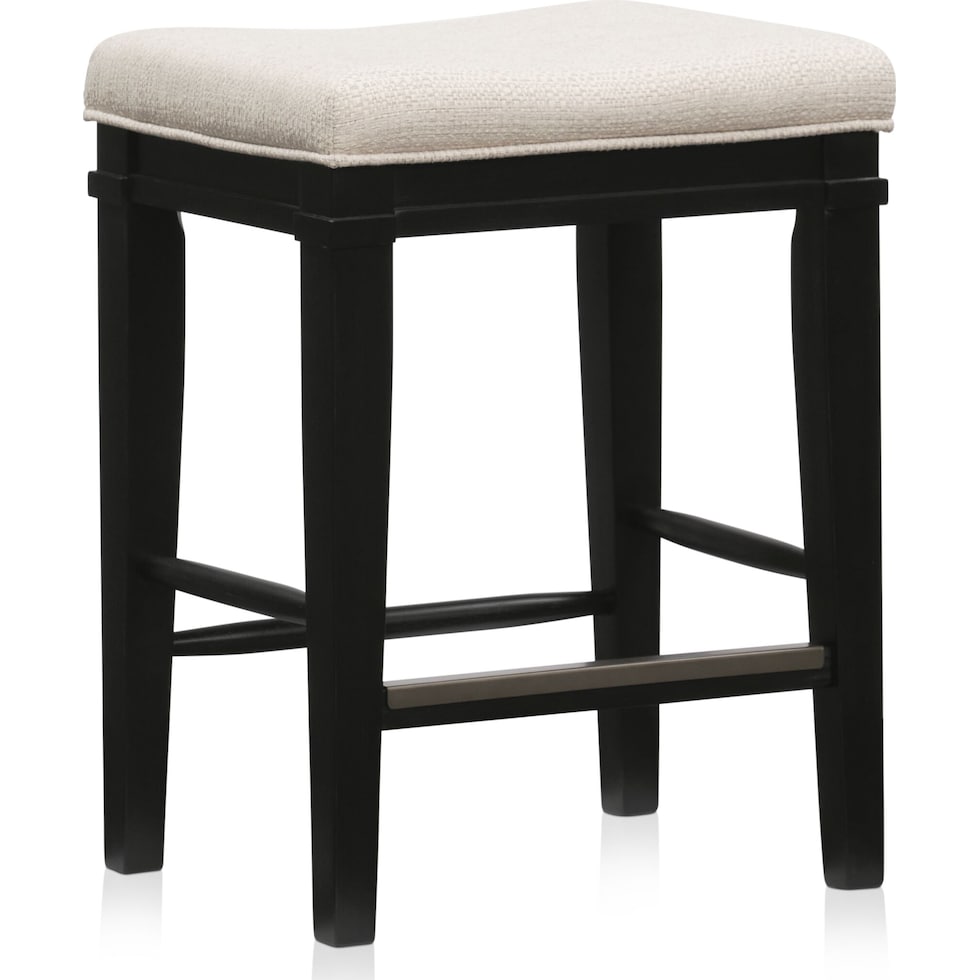 willow spring black counter height stool   