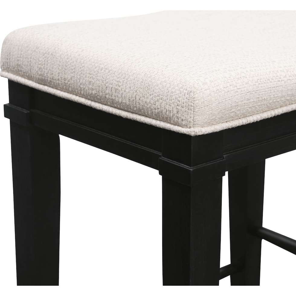 willow spring black counter height stool   