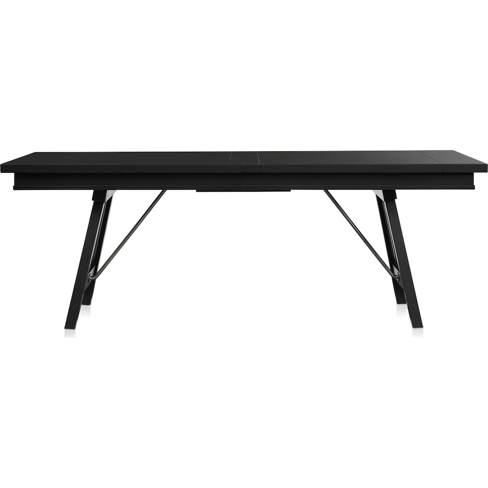 willow spring black dining table   