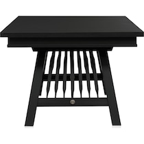 willow spring black dining table   