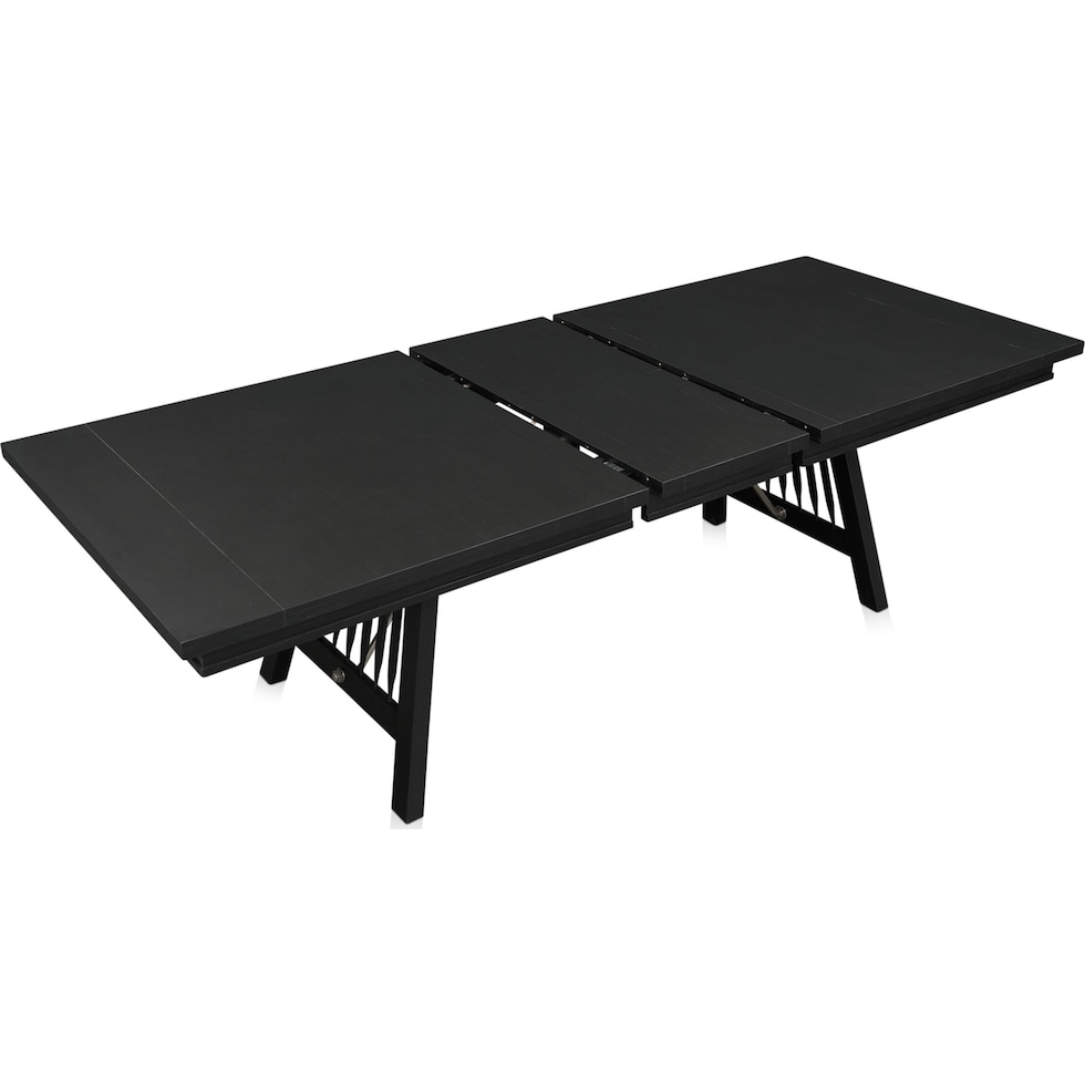 willow spring black dining table   