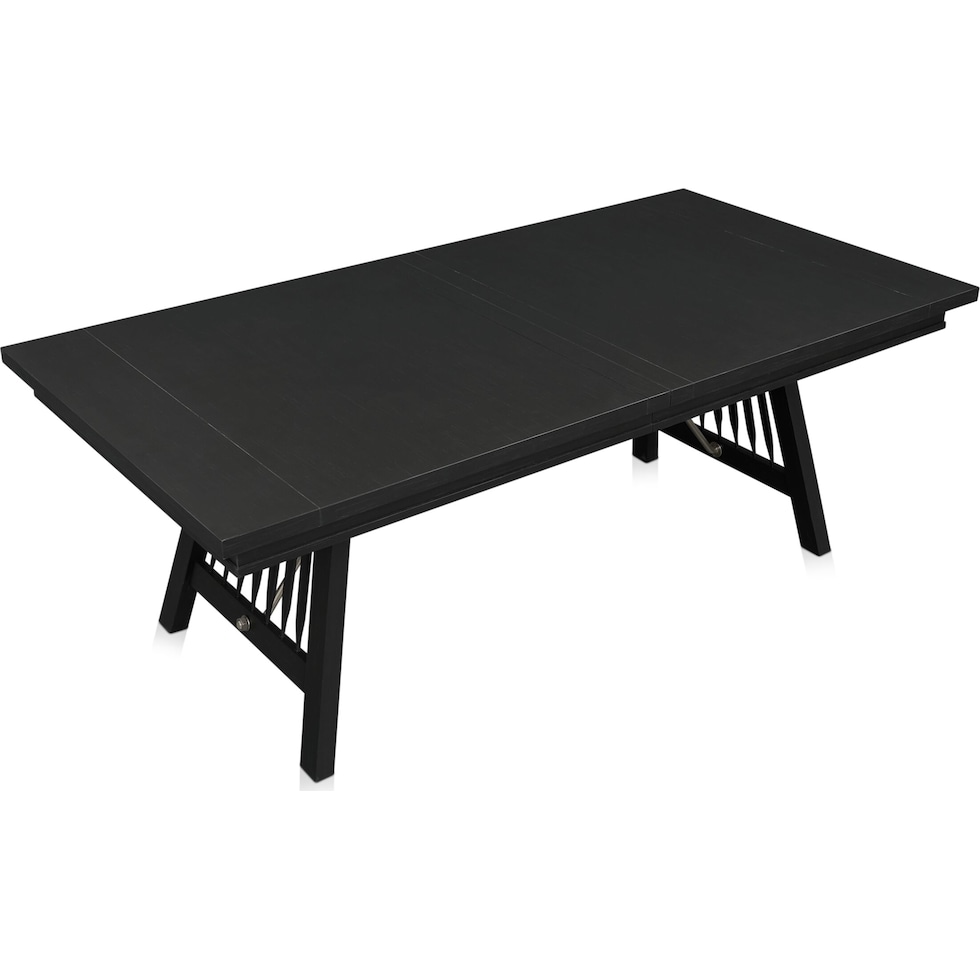 willow spring black dining table   