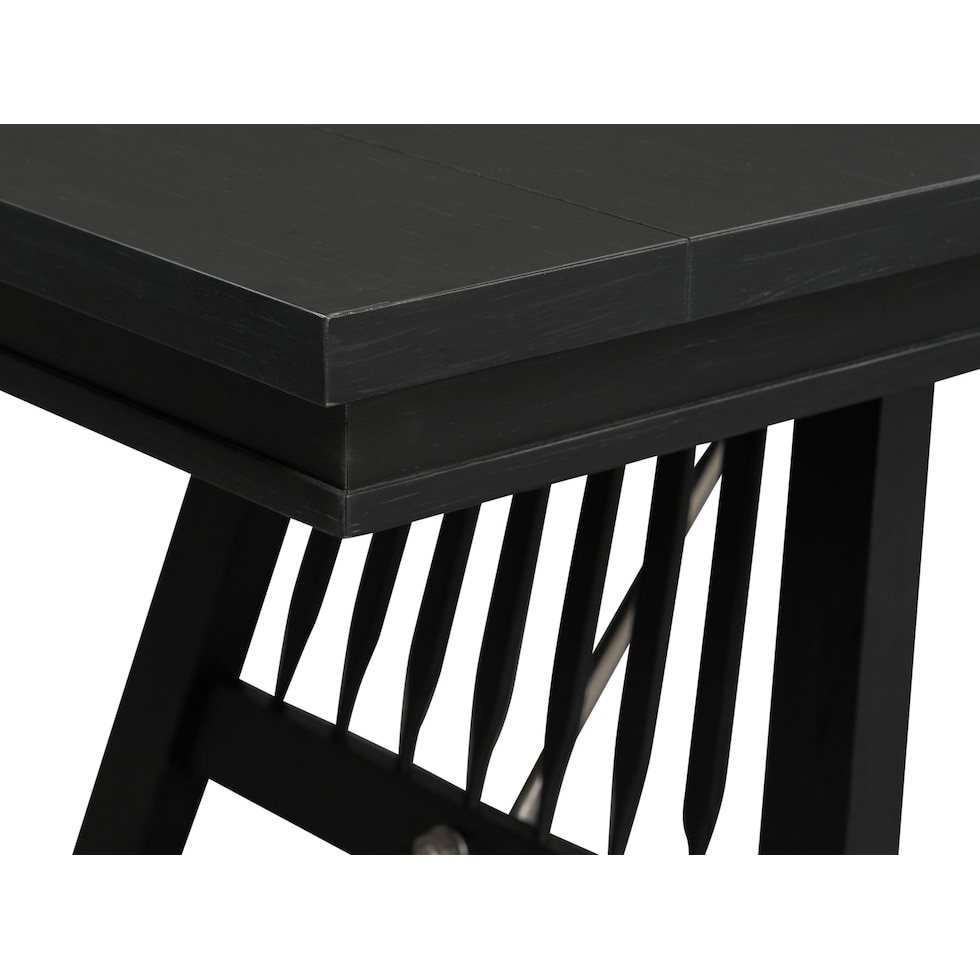 willow spring black dining table   