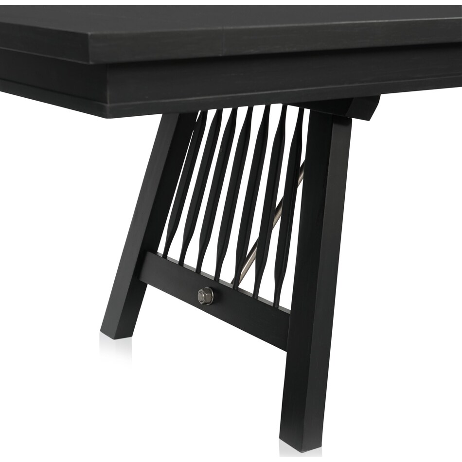 willow spring black dining table   