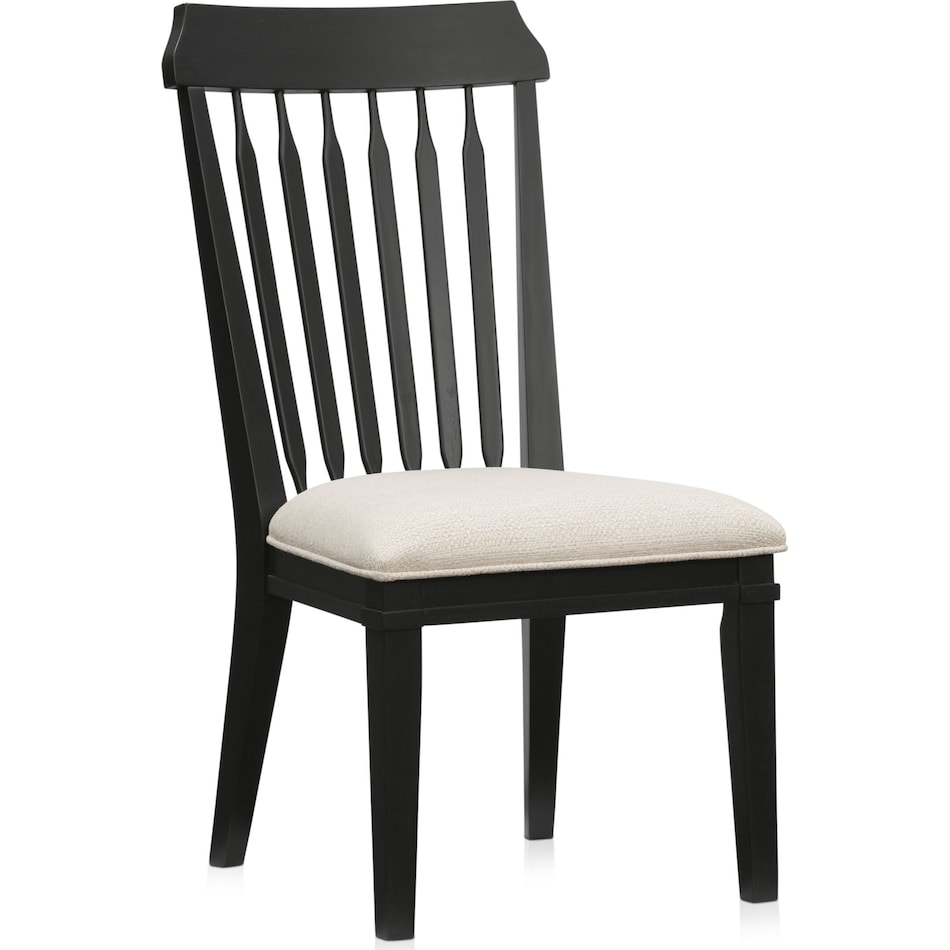 willow spring black side chair   