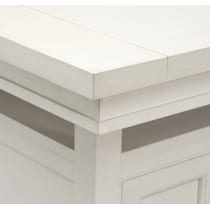 willow spring ivory black  pc counter height dining room   