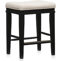 willow spring ivory black  pc counter height dining room   