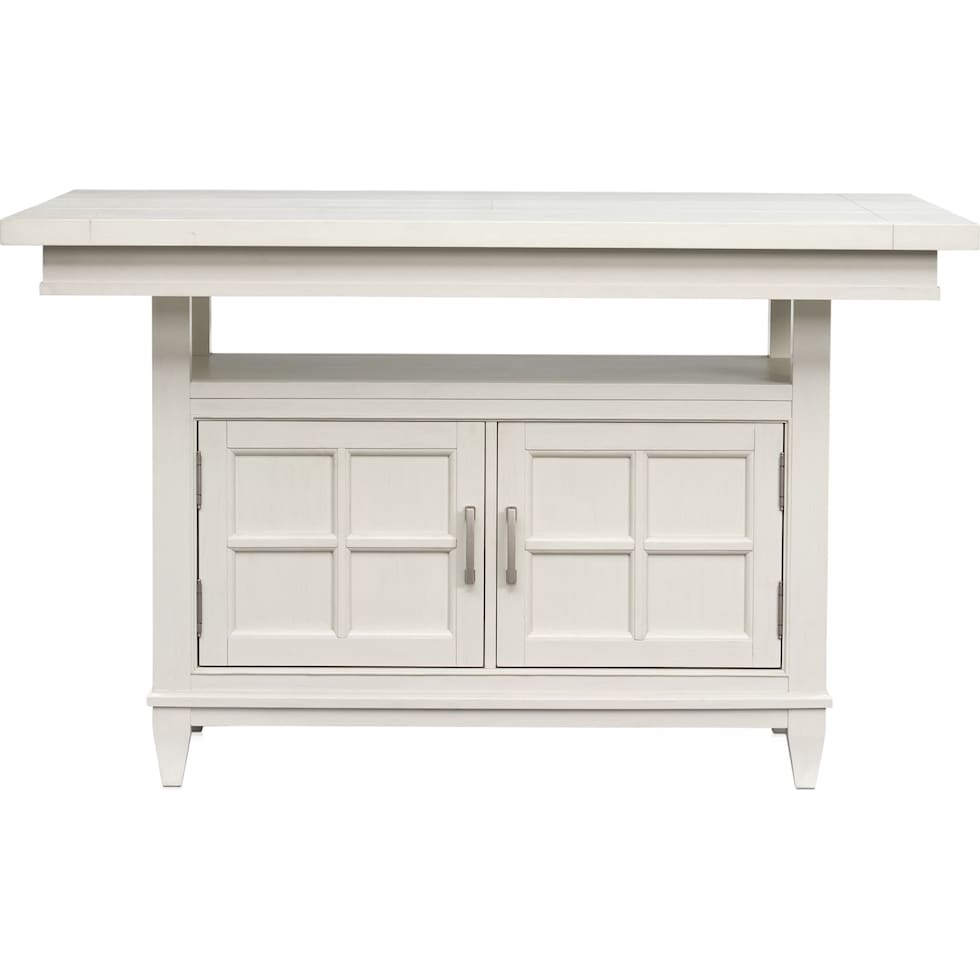 willow spring ivory black  pc counter height dining room   