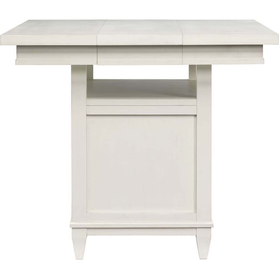 willow spring ivory black  pc counter height dining room   