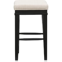willow spring ivory black  pc counter height dining room   
