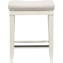 willow spring white counter height stool   