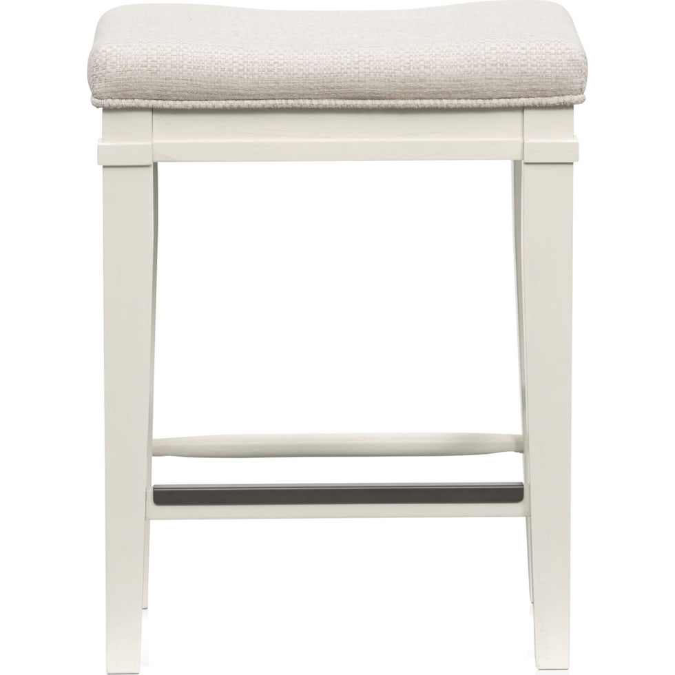 willow spring white counter height stool   