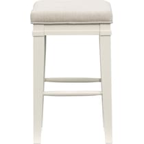 willow spring white counter height stool   