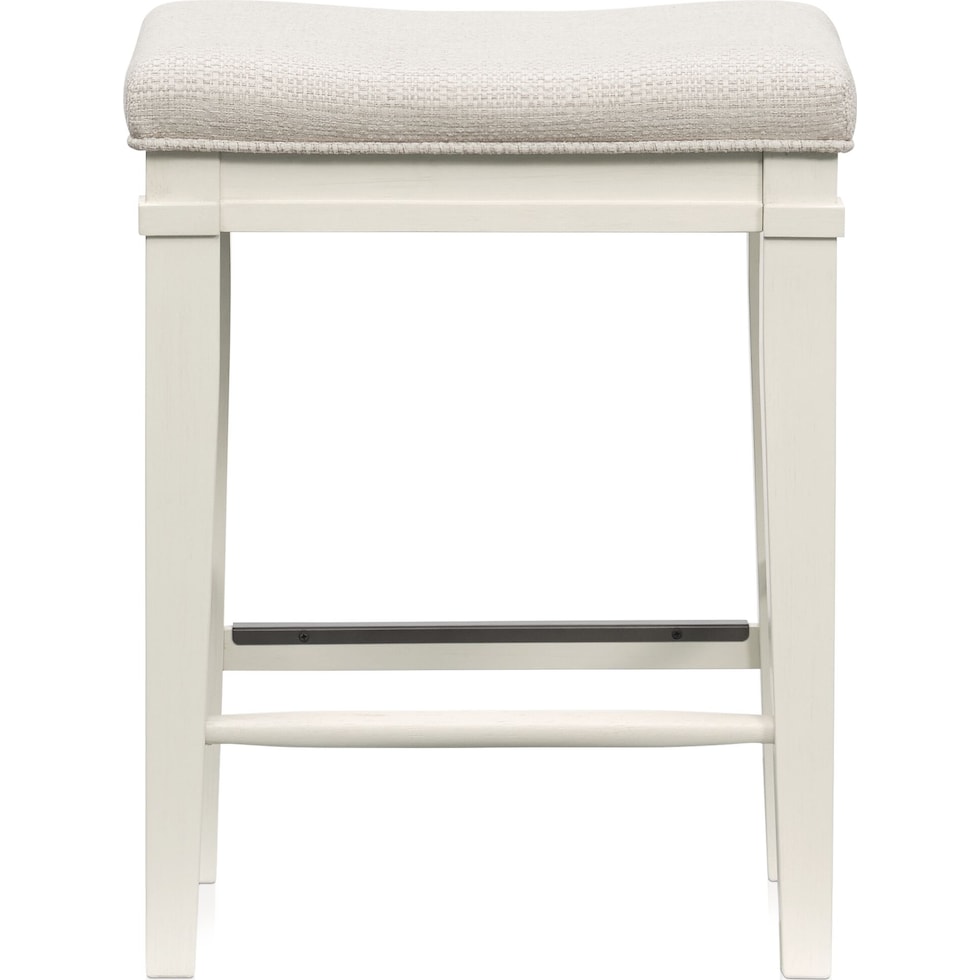 willow spring white counter height stool   