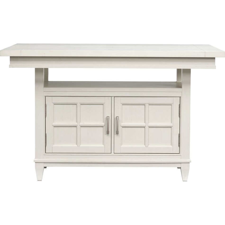 Willow Spring Extendable Kitchen Island Ivory Value City Furniture