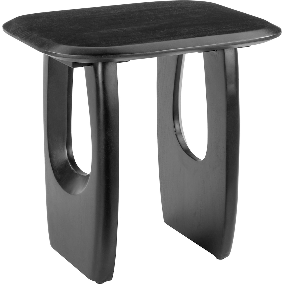 willowmere black accent table   