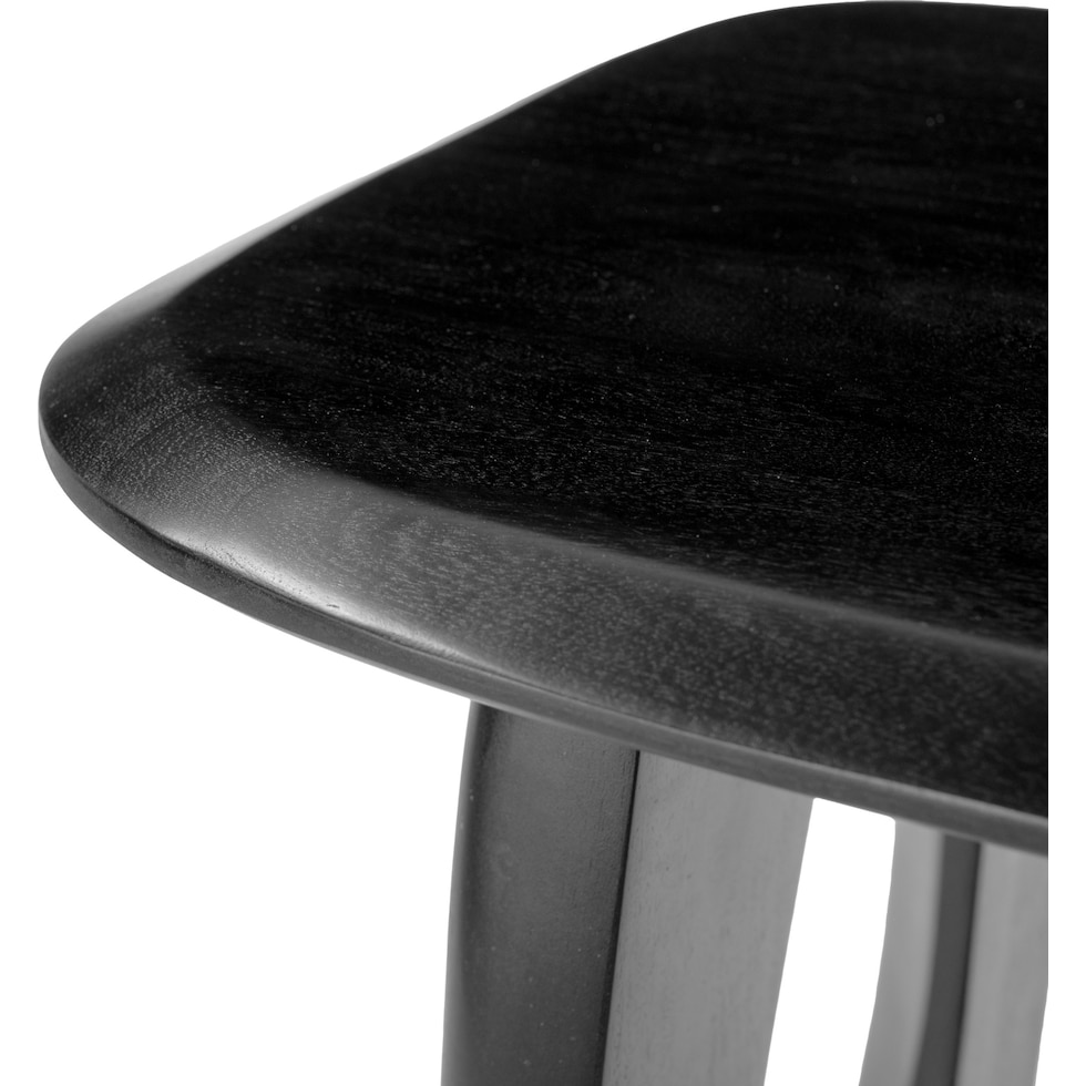 willowmere black accent table   