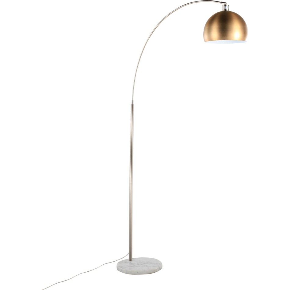 willowmere gold floor lamp   