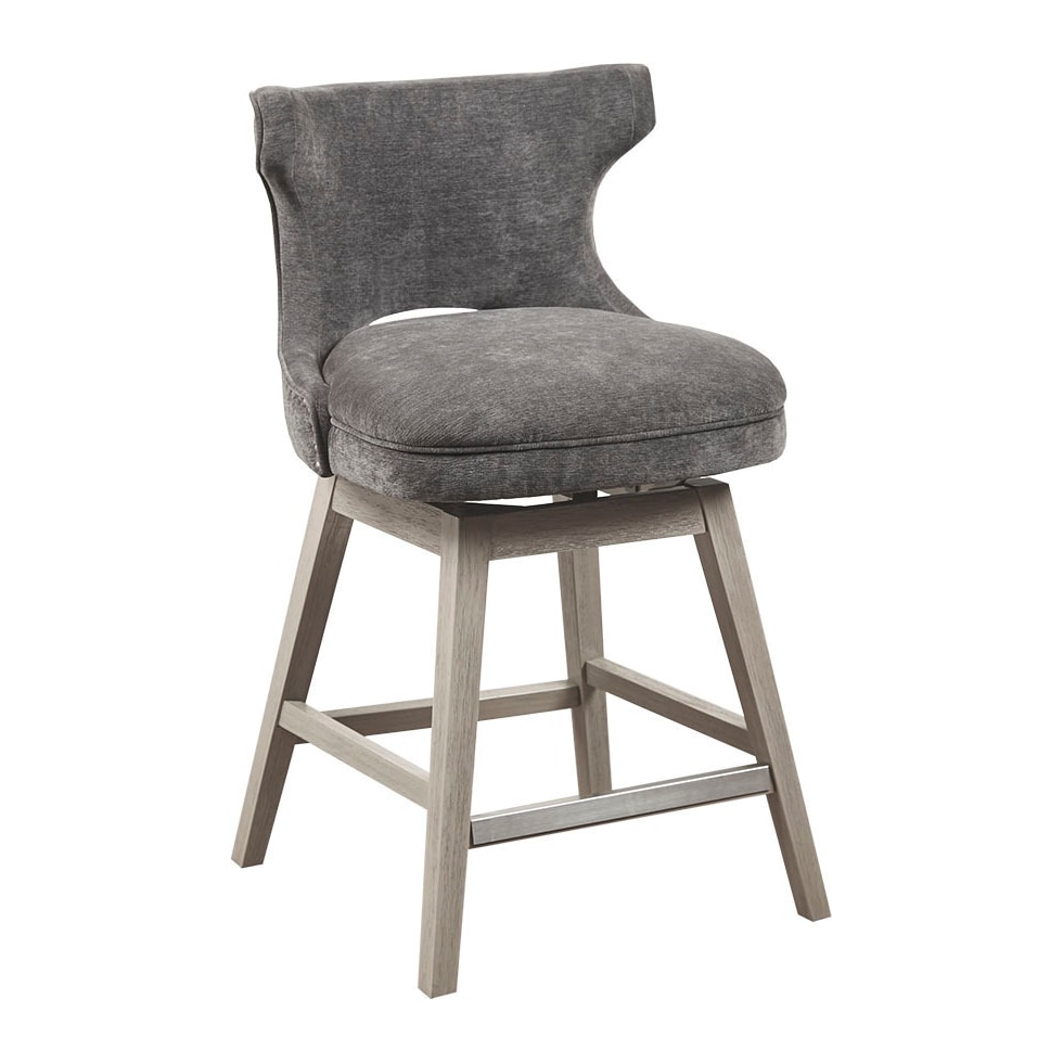 wilma gray counter height stool   