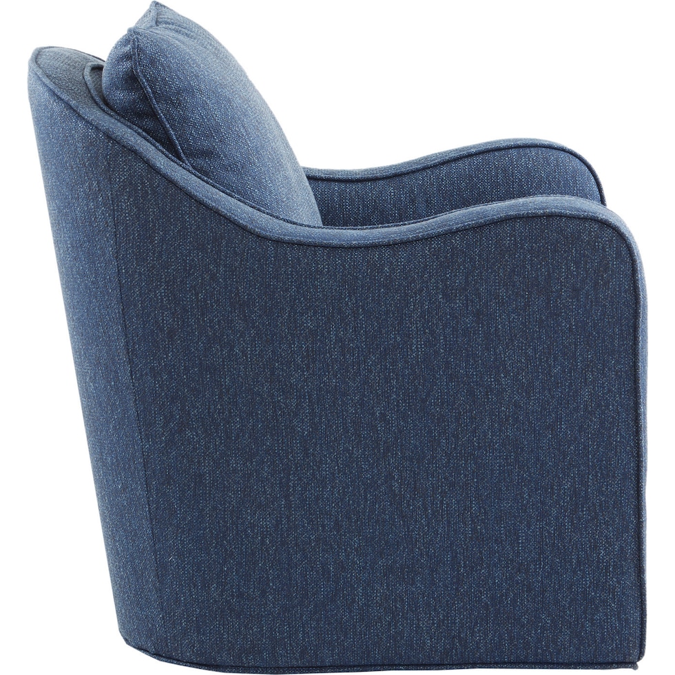 wilshire blue accent chair   