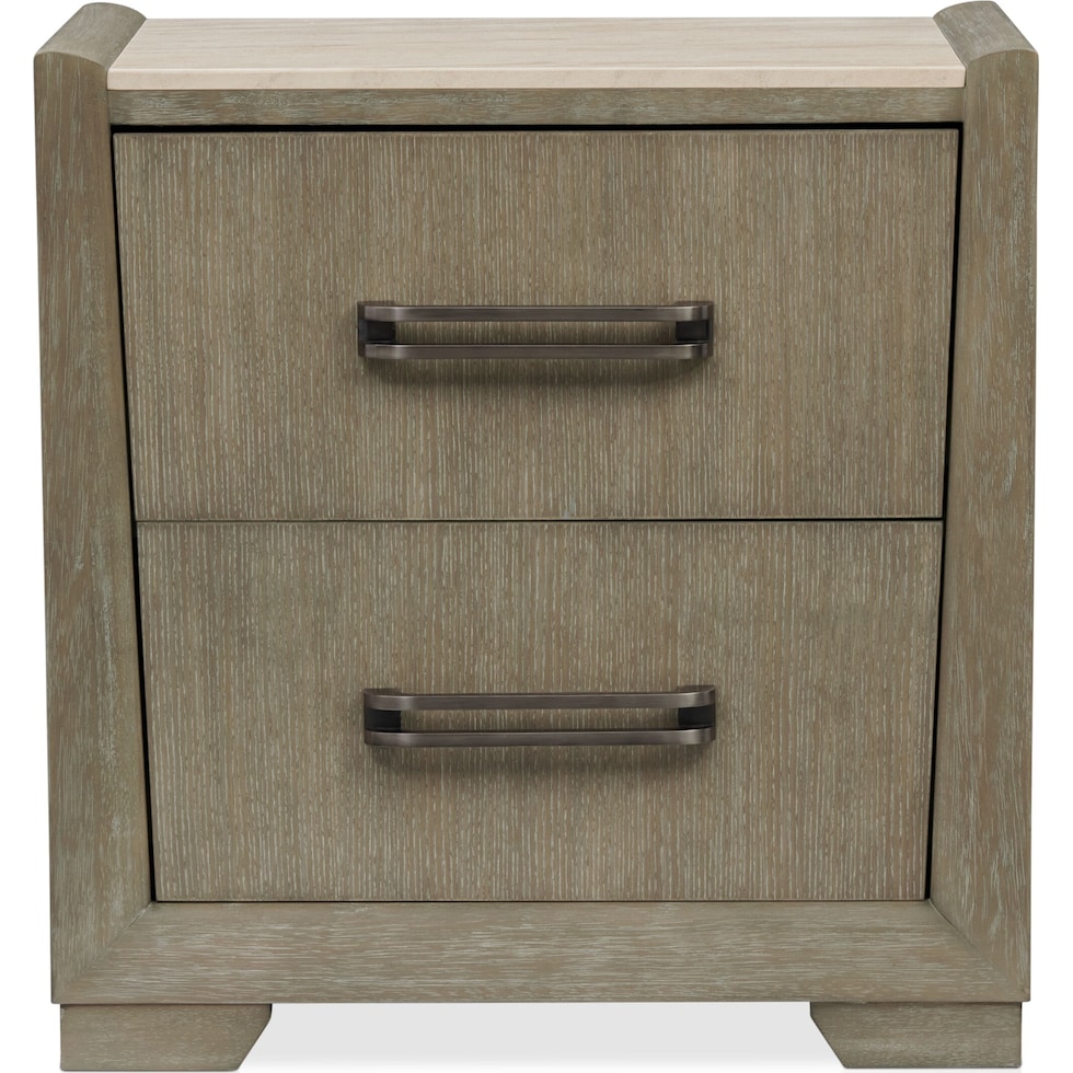 wilshire neutral nightstand   