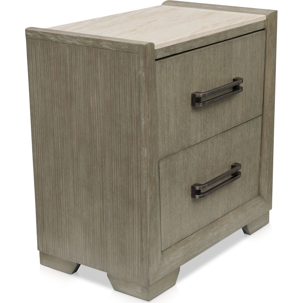 wilshire neutral nightstand   