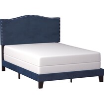 windsong blue queen bed   