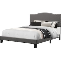 windsong gray king bed   