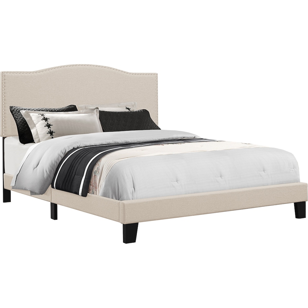 windsong white king bed   