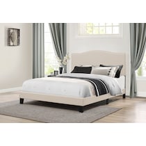 windsong white king bed   