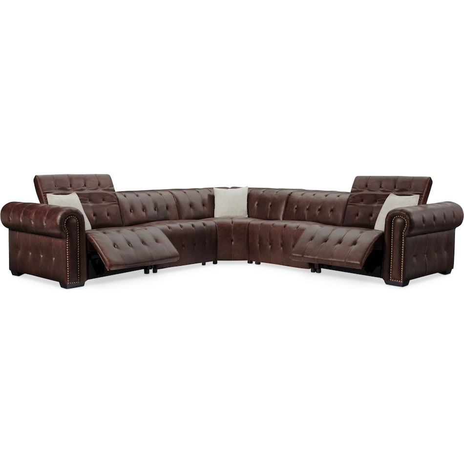 Dual Power Reclining Sectional
