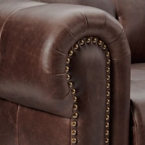 windsor park dark brown recliner   