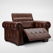 windsor park dark brown recliner web   