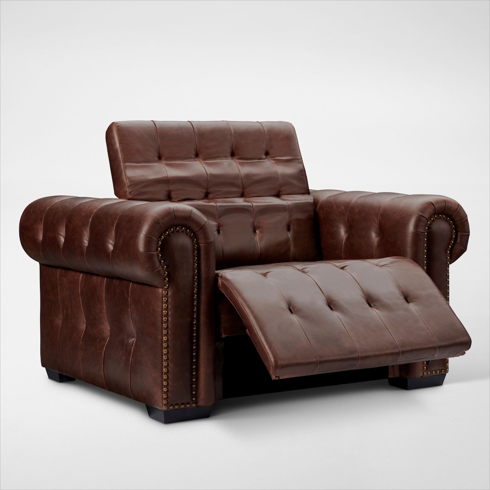 windsor park dark brown recliner web   