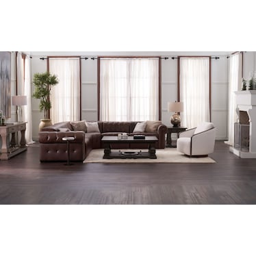 Windsor Park 5-Piece Dual-Power Reclining Sectional