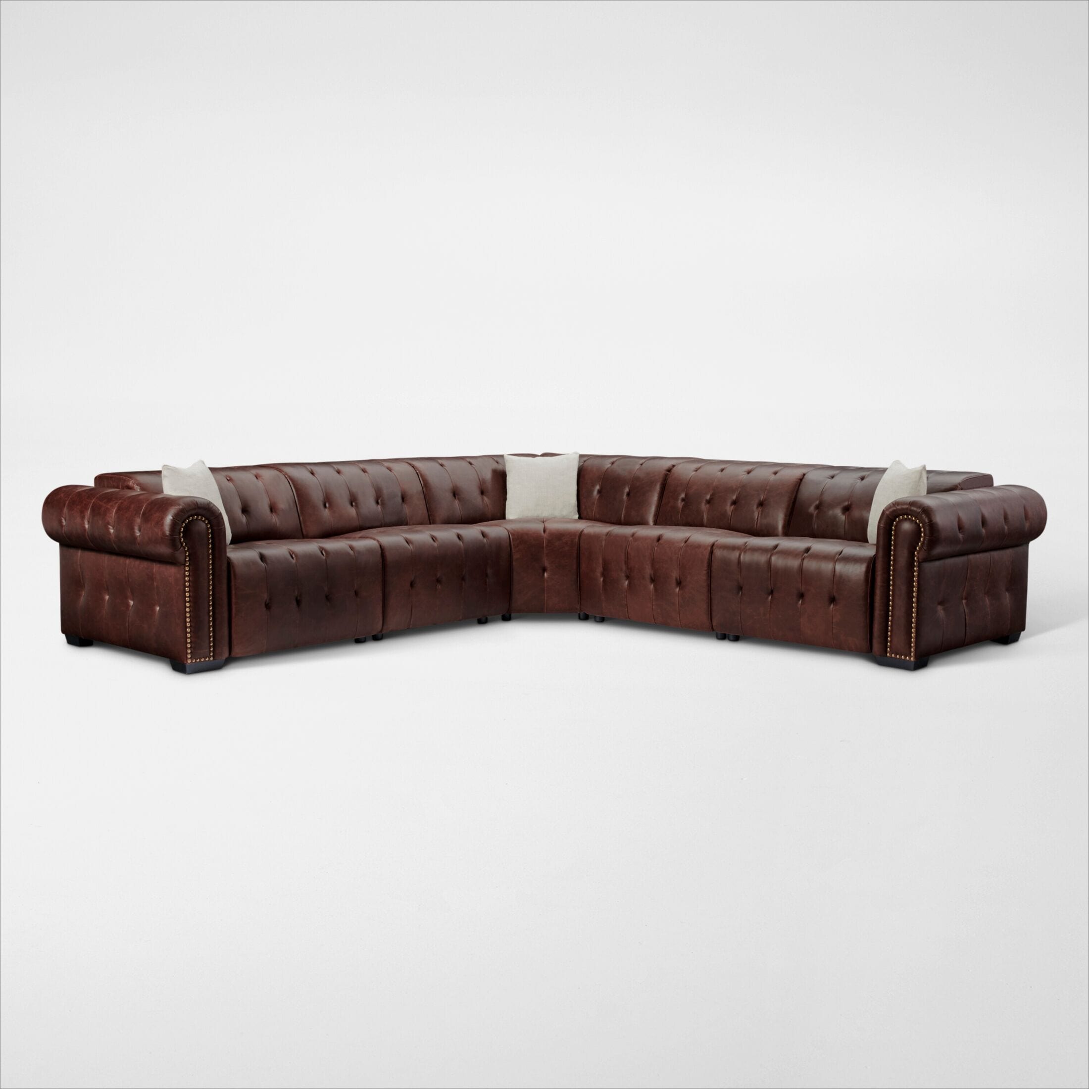 Windsor Park 5 Piece Dual Power Reclining Sectional Value City Furniture