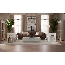 windsor park dark brown sofa   