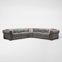 windsor park gray sectional web   
