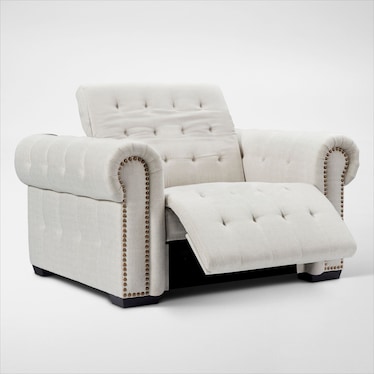 Windsor Park Dual-Power Recliner - Ivory