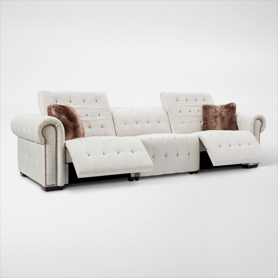Windsor Park 3Piece DualPower Reclining Sofa Value City Furniture