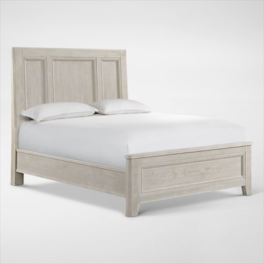 Windward Solid Wood Panel Bed