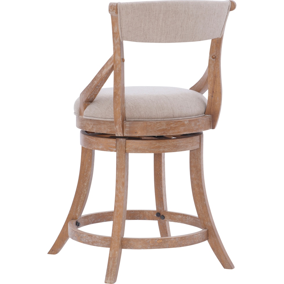 winnetka light brown counter height stool   