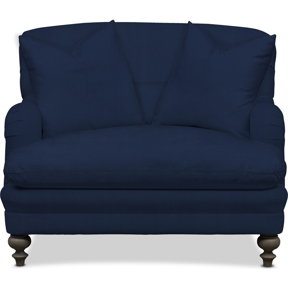 winnie blue chair and a half   